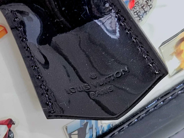 Louis-vuitton luxe-handtas 'alma pm stickers' (special edition) - afbeelding 9 van  10