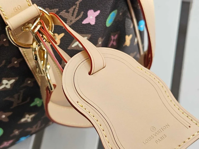 Louis-vuitton luxe-reistas 'keepall bandouliere 50' - afbeelding 2 van  15