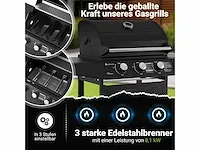 Louisiana gas bbq met 3 branders 8,1 kw - afbeelding 2 van  6