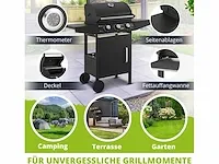 Louisiana gas bbq met 3 branders 8,1 kw - afbeelding 4 van  6