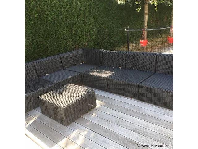 Lounge set met kussens - afbeelding 1 van  2