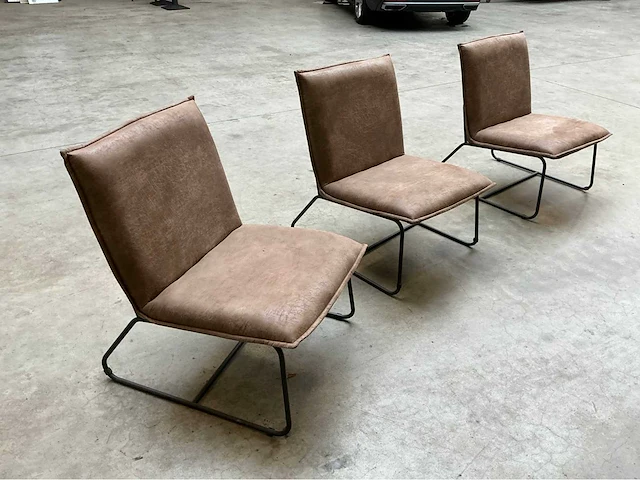 Lounge stoel (3x) - afbeelding 4 van  4