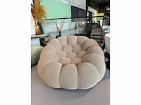 Lounge zetel beige (1x) - afbeelding 1 van  5