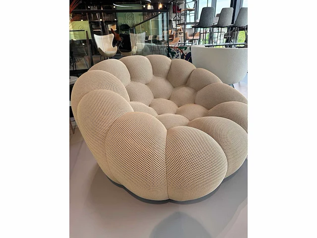 Lounge zetel beige (1x) - afbeelding 3 van  5