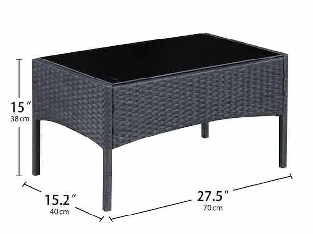 Loungeset tuinset - afbeelding 6 van  7