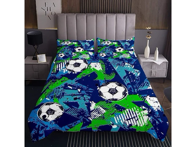 Loussiesd hippie graffiti bedsprei (220 x 240 cm) - afbeelding 1 van  1