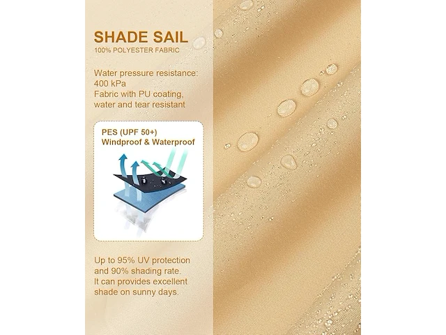 Love story zonneschermdoek (4x5m - afbeelding 4 van  4