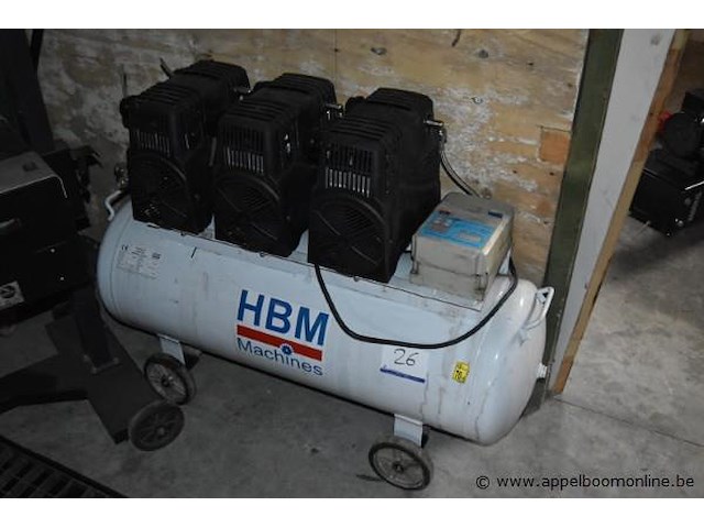 Low-noise compressor hbm, 6pk - 150 liter, bj 2021 - afbeelding 1 van  2