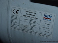 Low-noise compressor hbm, 6pk - 150 liter, bj 2021 - afbeelding 2 van  2