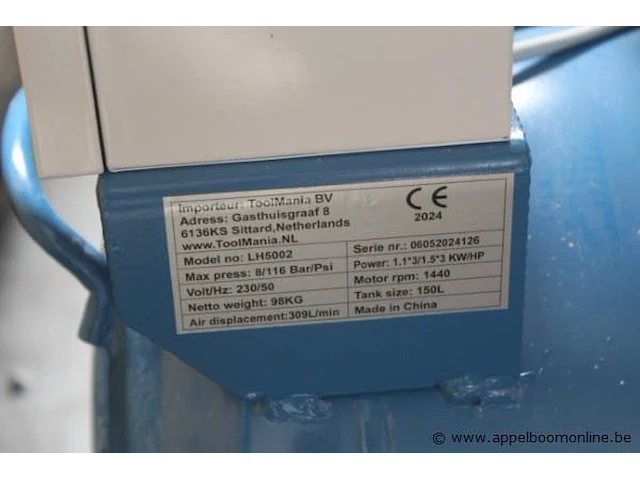 Low noise compressor tool mania, lh5002 - afbeelding 2 van  4