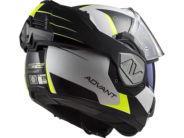 Ls2 advant codex motorhelm (3xl) - afbeelding 3 van  3