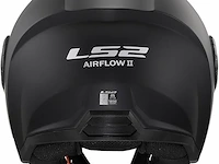 Ls2, jet airflow ii solid mat zwarte motorhelm - afbeelding 7 van  13