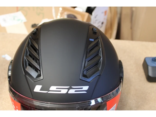 Ls2, jet airflow ii solid mat zwarte motorhelm - afbeelding 13 van  13