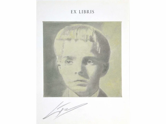 Luc tuymans - the valley - ex libris - offset - afbeelding 1 van  4