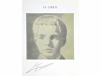 Luc tuymans - the valley - ex libris - offset - afbeelding 1 van  4