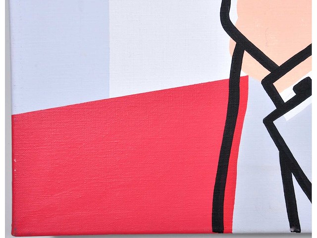 Luc verschuuren - pas de feu - acryl op doek - 120x180 cm - afbeelding 2 van  13