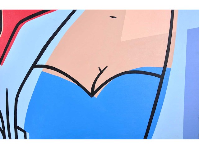 Luc verschuuren - pas de feu - acryl op doek - 120x180 cm - afbeelding 9 van  13