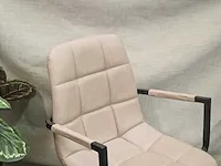 Lucca beige pu - dining chairs (2x) - afbeelding 3 van  5