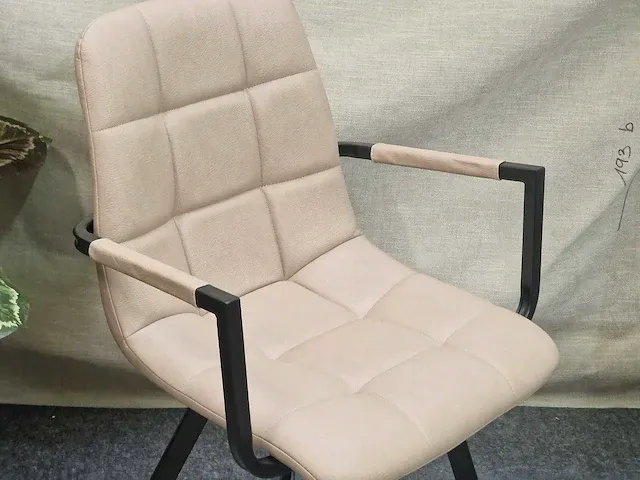 Lucca beige pu - dining chairs (2x) - afbeelding 5 van  5