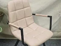 Lucca beige pu - dining chairs (2x) - afbeelding 5 van  5