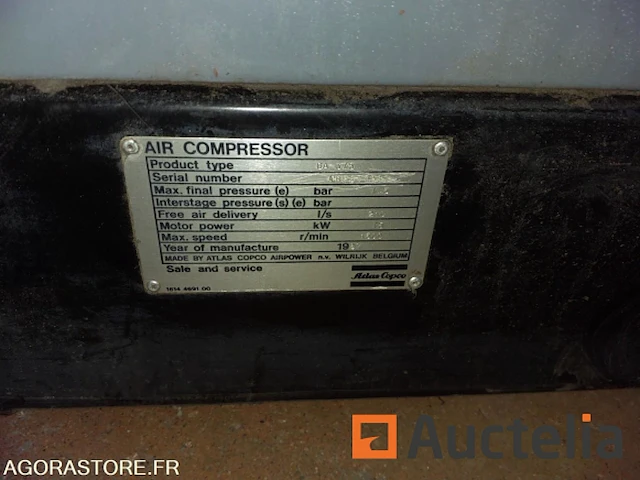 Lucht compressor atlas copco ga375-7.5 - afbeelding 10 van  10