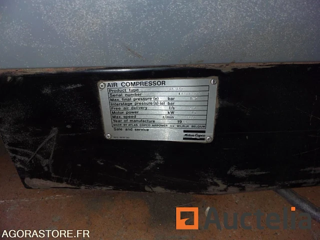 Lucht compressor atlas copco ga375-7.5 - afbeelding 5 van  9