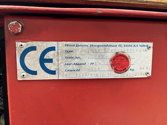 Luchtcompressor - stamford stroomaggregaat 16kva 230/400v - afbeelding 3 van  28