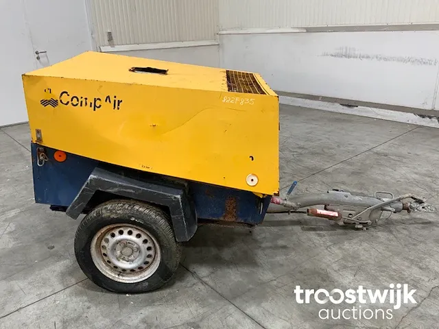 Luchtcompressor op aanhangwagen - afbeelding 3 van  10