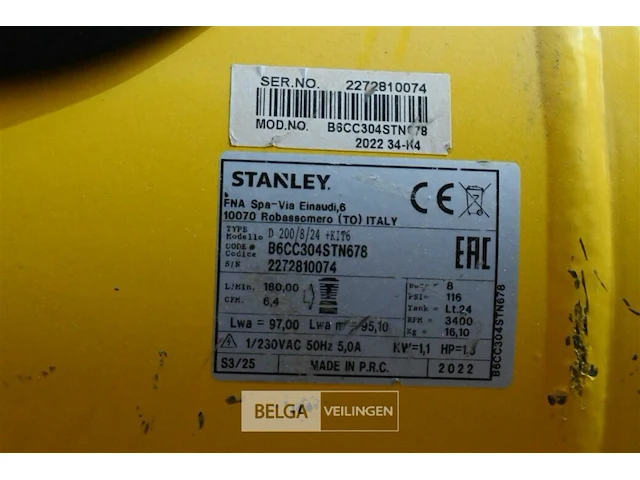 Luchtcompressor stanley - afbeelding 2 van  2