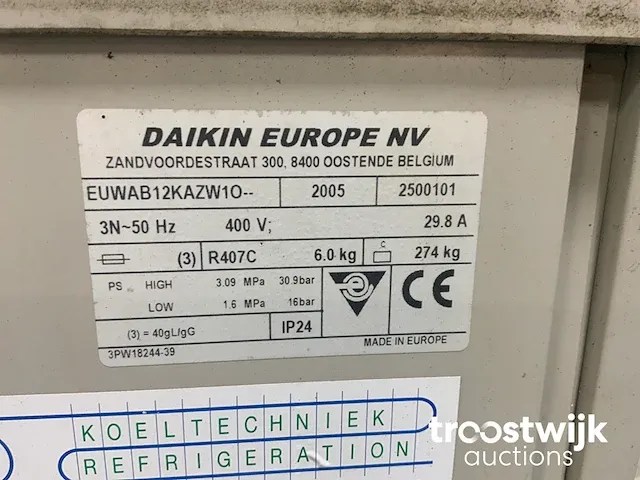 Luchtgekoelde koelaggregaat - afbeelding 6 van  7