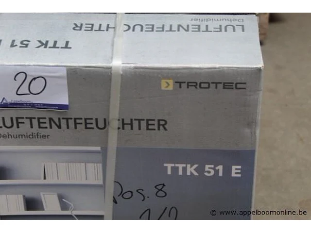 Luchtontvochtiger trotec - afbeelding 2 van  2
