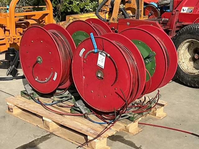 Luchtslang haspel (4x) - afbeelding 1 van  4
