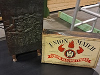 Luciferhouder + luciferdoos (union match) - afbeelding 1 van  4