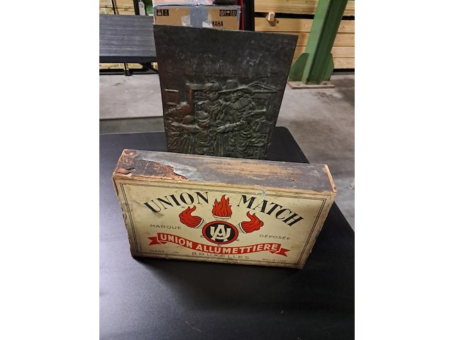 Luciferhouder + luciferdoos (union match) - afbeelding 2 van  4