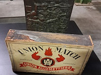 Luciferhouder + luciferdoos (union match) - afbeelding 2 van  4