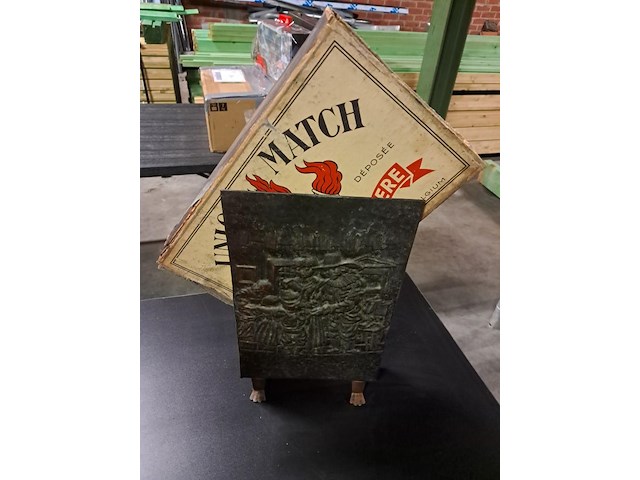 Luciferhouder + luciferdoos (union match) - afbeelding 3 van  4