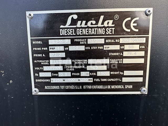 Lucla glu55 sr (55kva - 400v/230v) - afbeelding 6 van  12