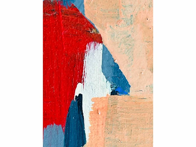 Ludo winkelman - abstracte compostie - mixed media op doek - afbeelding 6 van  14