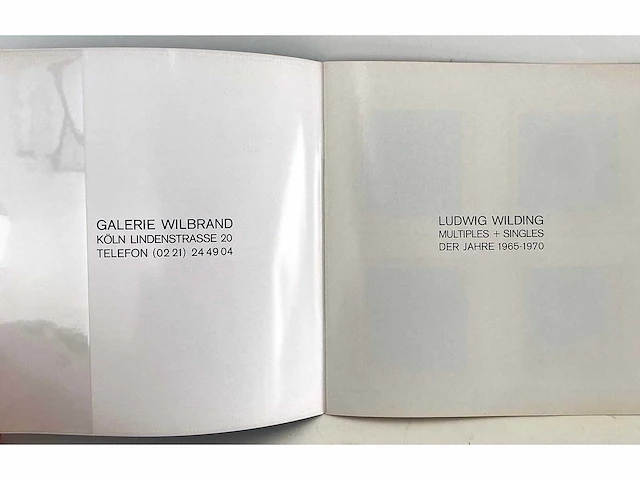 Ludwig wilding - lot van 3 prints + cataloog - afbeelding 4 van  13