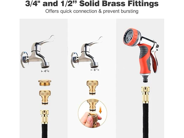 Lufeng upgraded uitbreidbare slang - afbeelding 4 van  4