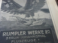 Luftwaffe 27/30 cm nr 23 1917 duits talig - afbeelding 2 van  2