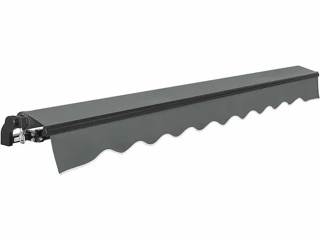 Luifel 250 x 200 cm - schaduw voor terras en balkon - grijs - afbeelding 5 van  5
