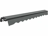 Luifel 250 x 200 cm - schaduw voor terras en balkon - grijs - afbeelding 5 van  5