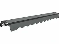 Luifel 250 x 200 cm - schaduw voor terras en balkon - grijs - afbeelding 5 van  5