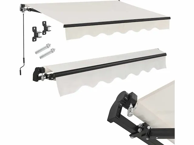 Luifel 250 x 200 cm - schaduw voor terras en balkon - afbeelding 1 van  2