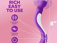 Lulu 8 vibration massager paars - afbeelding 2 van  4