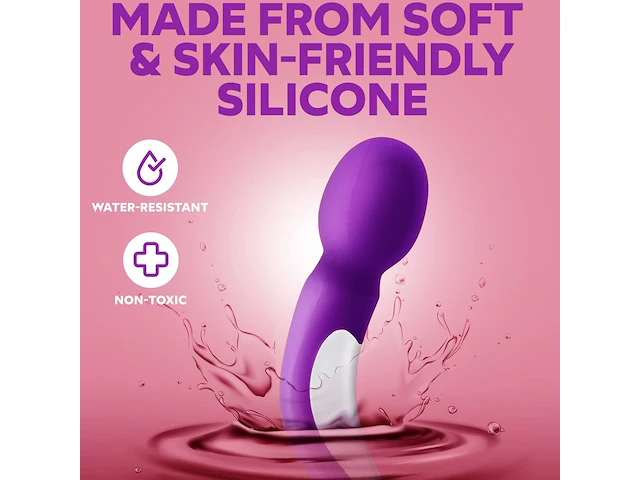 Lulu 8 vibration massager paars - afbeelding 3 van  4