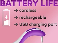 Lulu 8 vibration massager paars - afbeelding 4 van  4