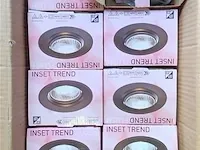 Lumiance inset trend 62 flush black inbouwspots - afbeelding 1 van  3