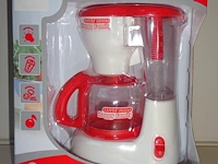 Luna speelgoed koffiezet apparaat rood/wit 15 cm - afbeelding 1 van  3